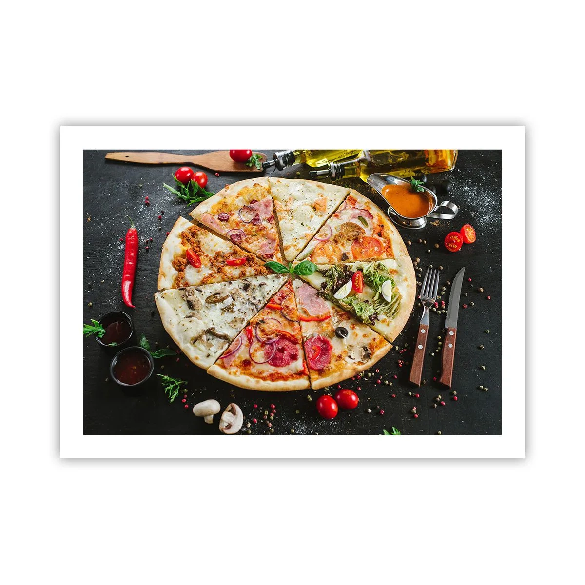 Affiche - Poster - Une gamme de saveurs - 70x50 cm