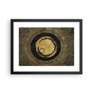 Affiche dans un cadre noir - Poster - Composition glamour - 40x30 cm