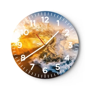 Horloge murale - Pendule murale - S'amuser dans le sable - 30x30 cm