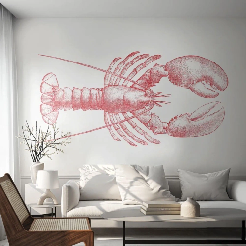 Papier Peint Photo Standard Eco - Un homard digne d'Homère - Homard, Fruit de mer, Fruits de mer - 250x175 cm