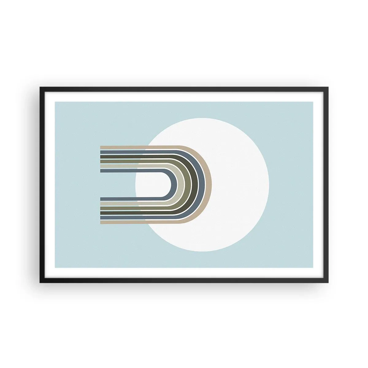 Affiche dans un cadre noir - Poster - Attraction irrésistible - 91x61 cm