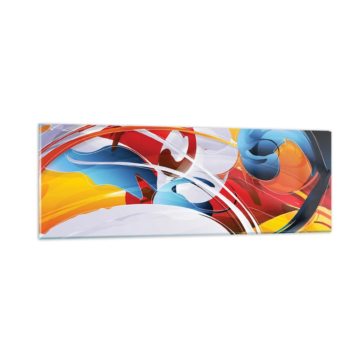 Impression sur verre - Image sur verre - La danse des éléments - 90x30 cm