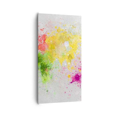 Impression sur toile - Image sur toile - Toutes les couleurs du monde - 65x120 cm