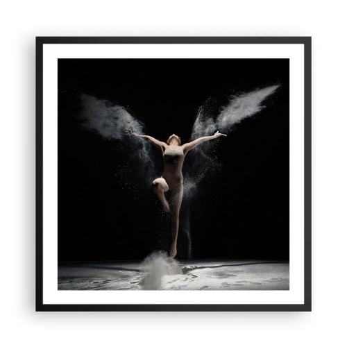 Affiche dans un cadre noir - Poster - Les elfes existent - 60x60 cm