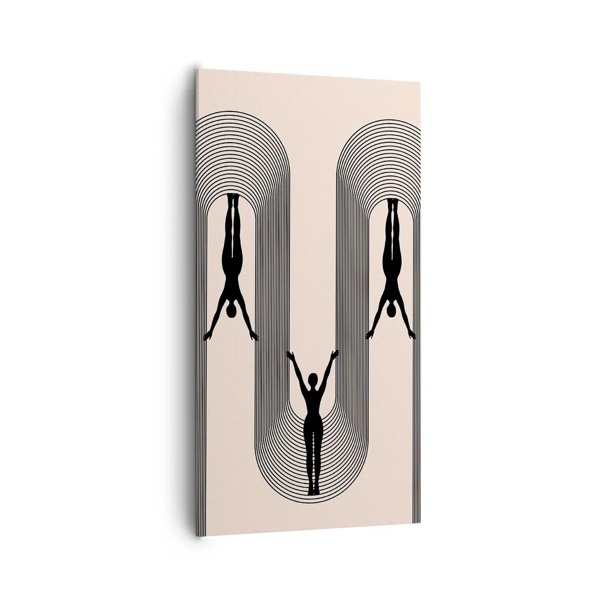 Impression sur toile - Image sur toile - Les jambes en l’air - 65x120 cm