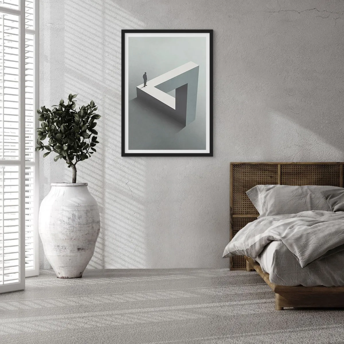 Affiche dans un cadre noir - Poster - Mais c'est possible - 70x100 cm