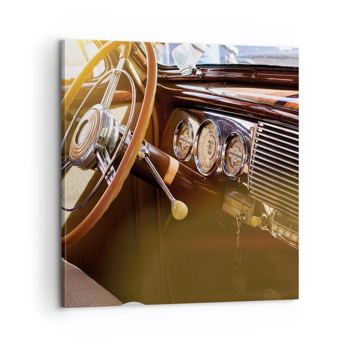 Impression sur toile - Image sur toile - Souffle de luxe venu du passé - 60x60 cm