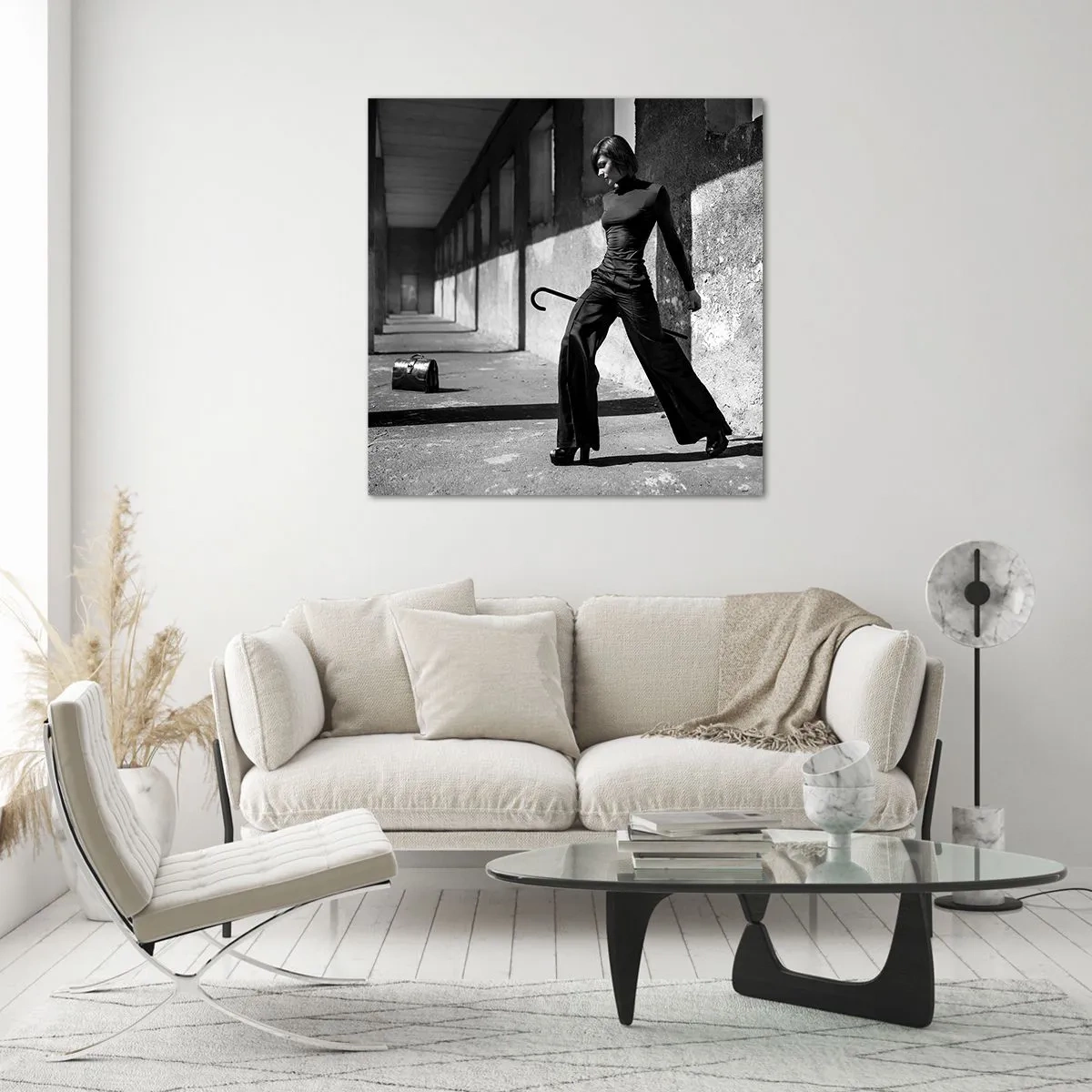 Impression sur verre - Image sur verre - Élégance urbaine - 70x70 cm