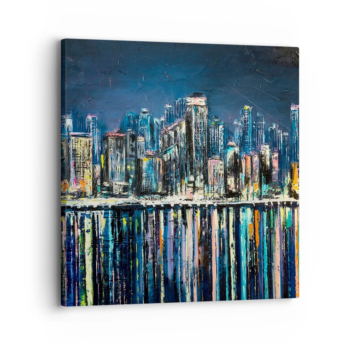 Impression sur toile - Image sur toile - Cascade de lumières - 30x30 cm