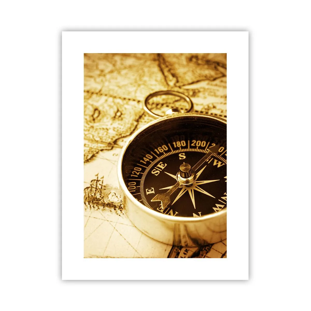 Affiche - Poster - Est ou ouest? - 30x40 cm