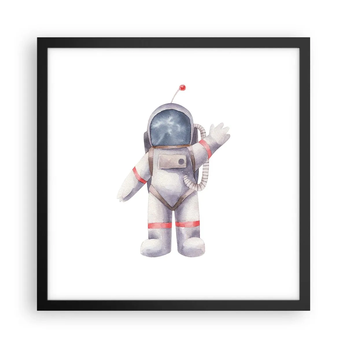 Affiche dans un cadre noir - Poster - C'est tout pour le moment! - 40x40 cm