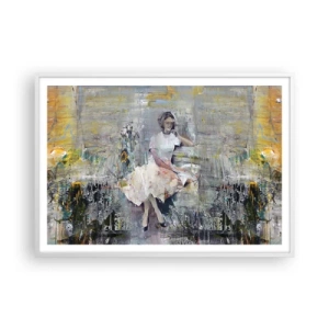 Affiche dans un cadre blanc - Poster - Classique et moderne - 100x70 cm