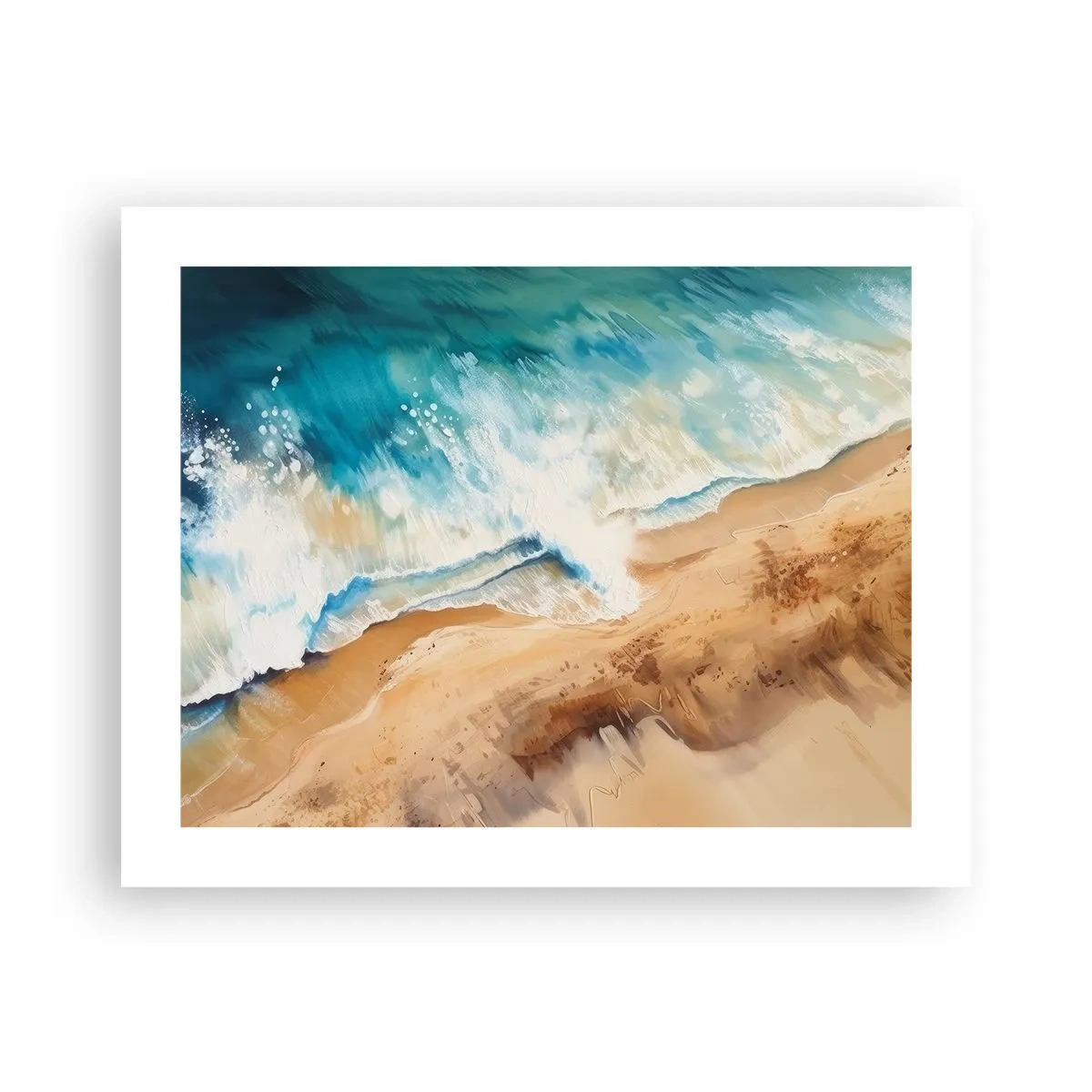 Affiche - Poster - La vague qui revient - 50x40 cm