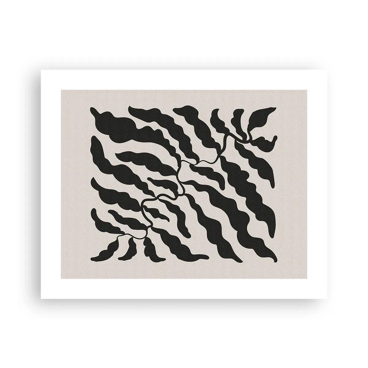 Affiche - Poster - La nature du carré - 50x40 cm