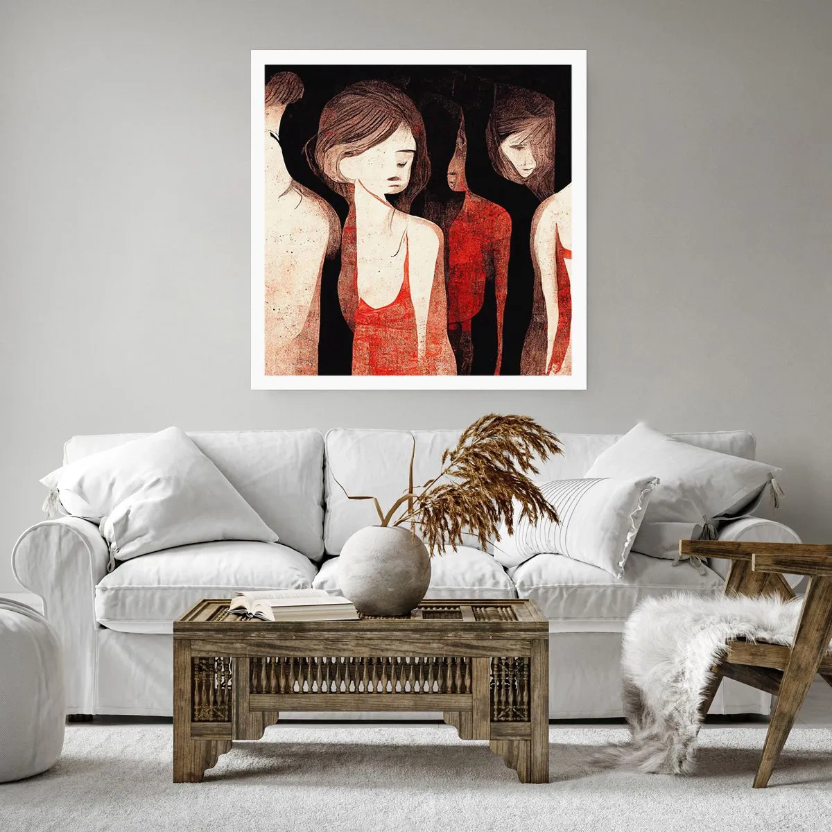 Affiche - Poster - Madones des ténèbres - 40x40 cm