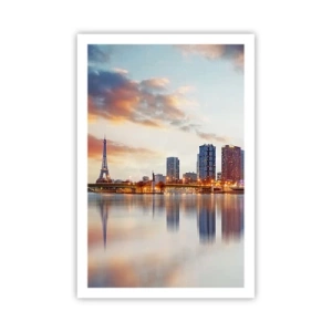 Affiche - Poster - La tranquillité monumentale de Paris - 61x91 cm