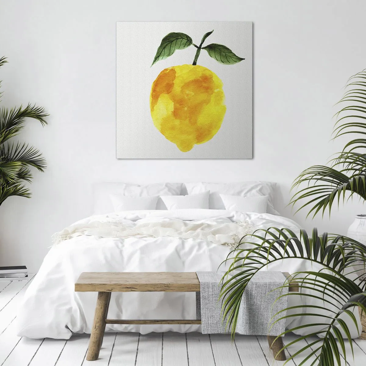 Impression sur toile - Image sur toile - Comment reconnaitre le goût du soleil - 70x70 cm