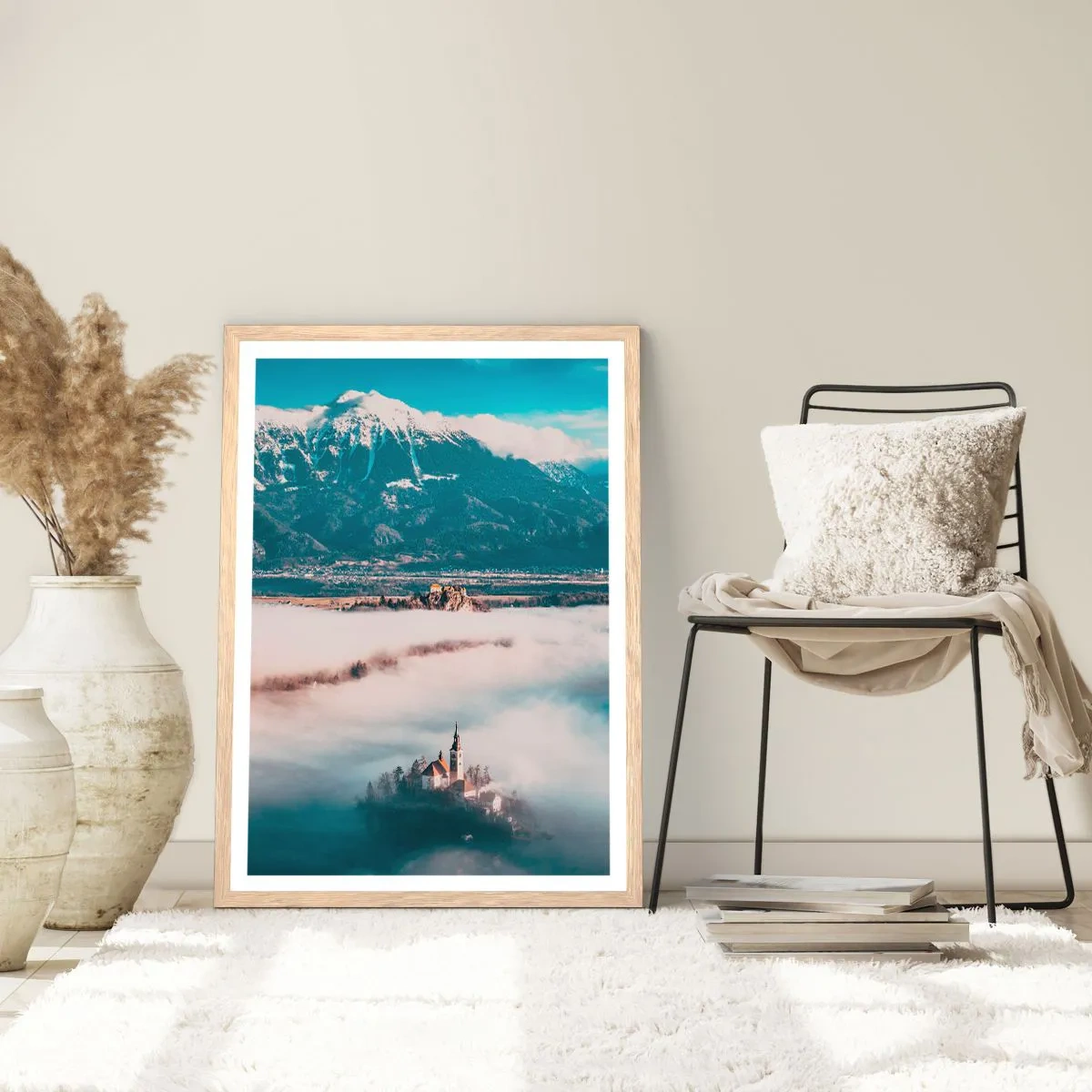 Affiche dans un chêne clair - Poster - Le début d'un conte de fées - 61x91 cm