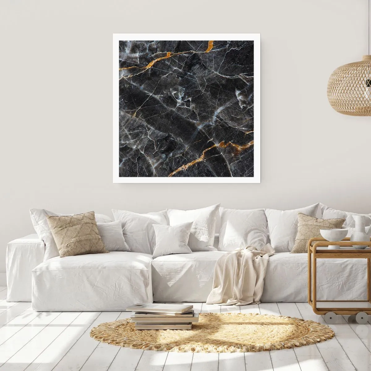 Affiche - Poster - La vie intérieure de la pierre - 60x60 cm