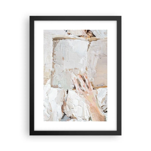 Affiche dans un cadre noir - Poster - Dans un autre monde - 30x40 cm