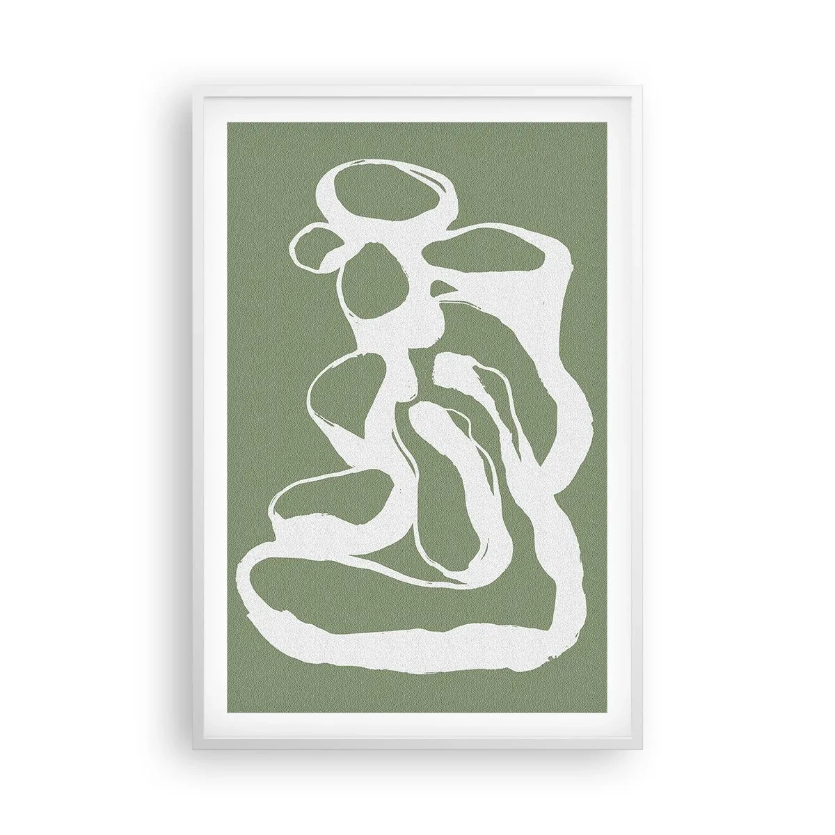 Affiche dans un cadre blanc - Poster - L'appel de l'espace - 61x91 cm