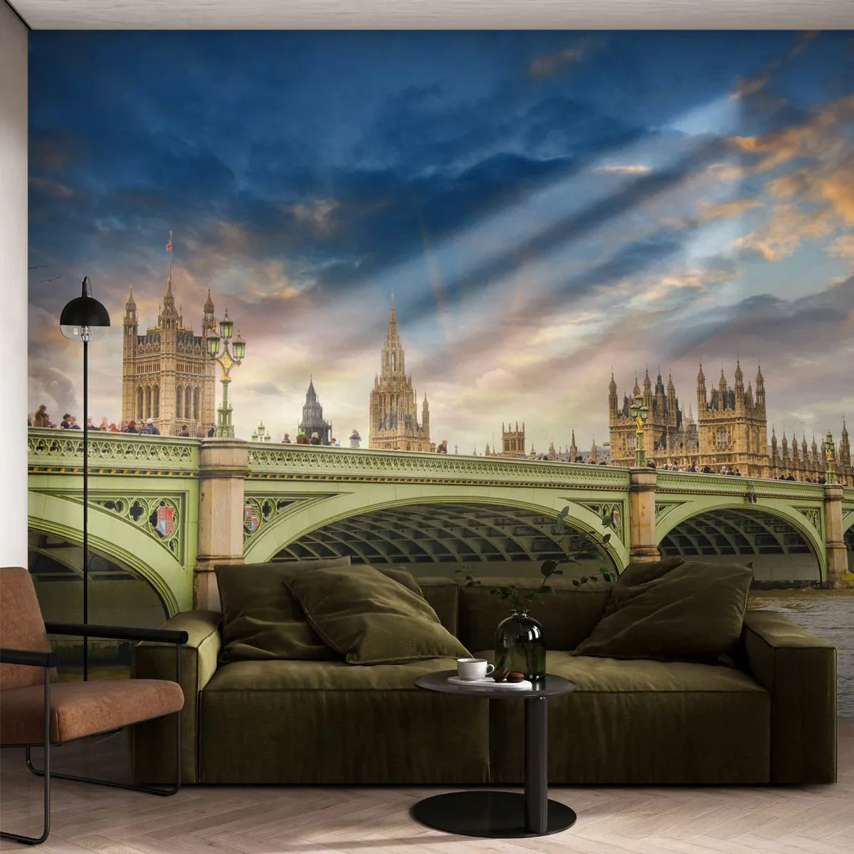 Papier Peint Photo Standard Eco - Le temps s'est arrêté dans l'Empire - Ville, Londres, Architecture - 400x280 cm