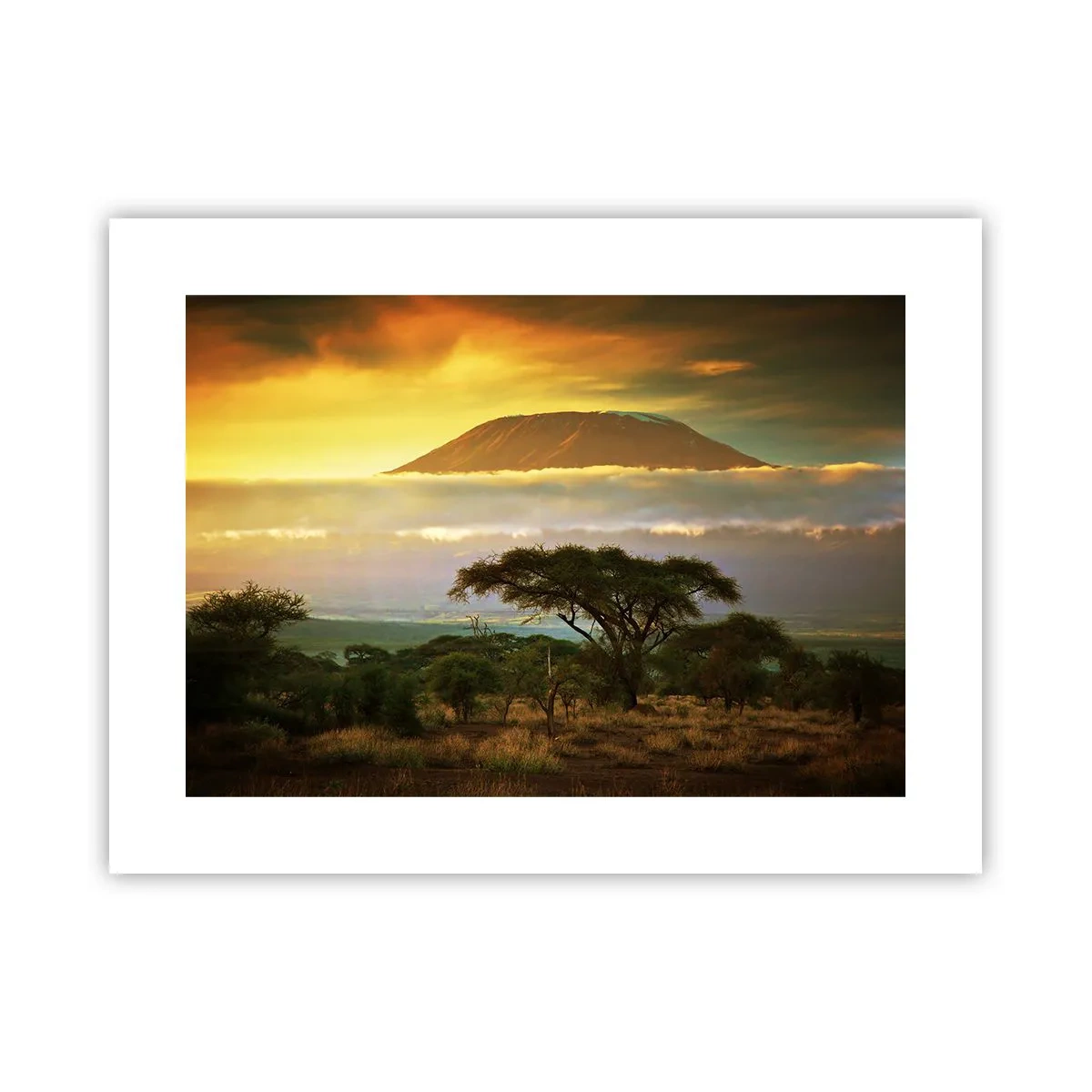 Affiche - Poster - Un rêve de voyageur - 40x30 cm