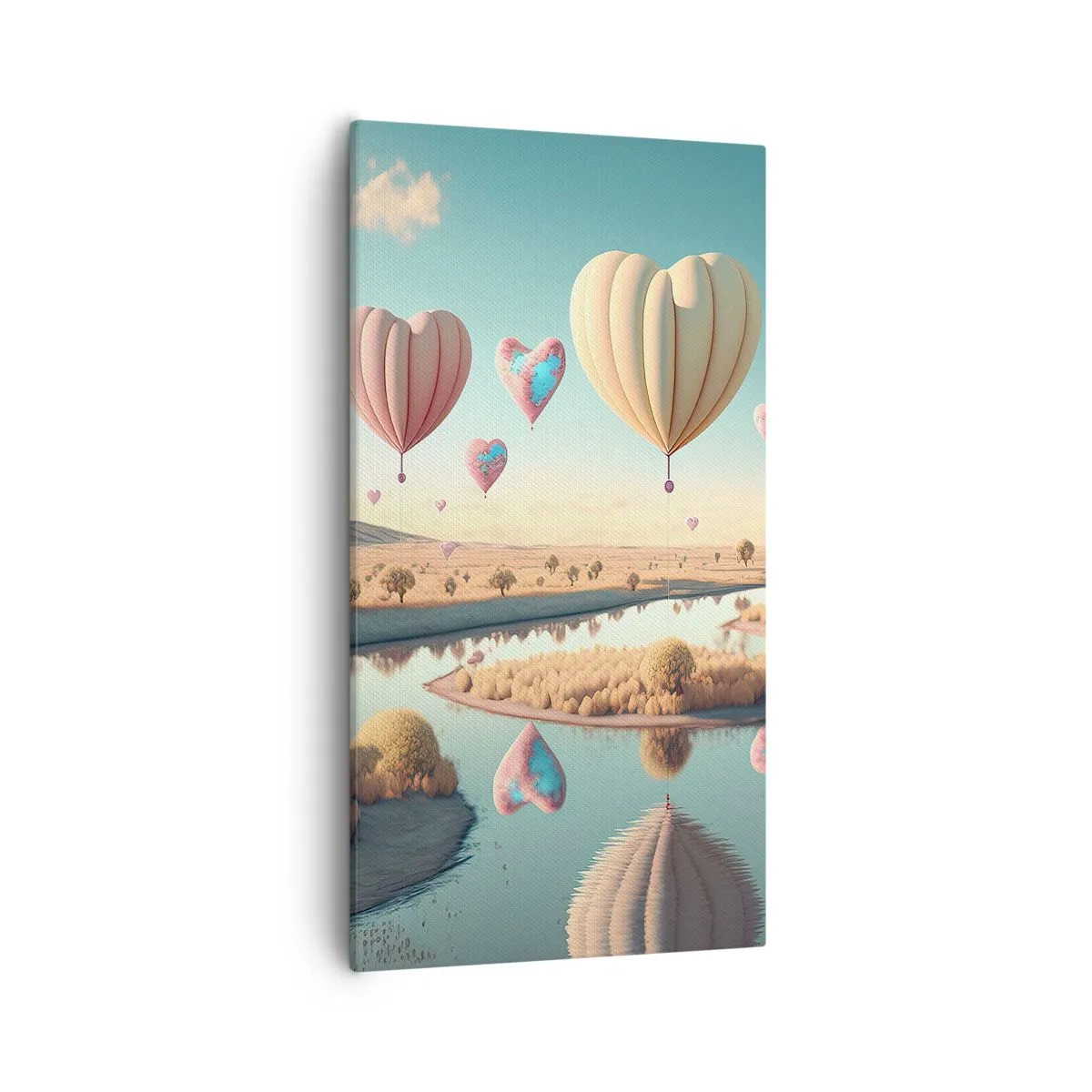 Impression sur toile - Image sur toile - L'amour te permet de t'élever - 55x100 cm