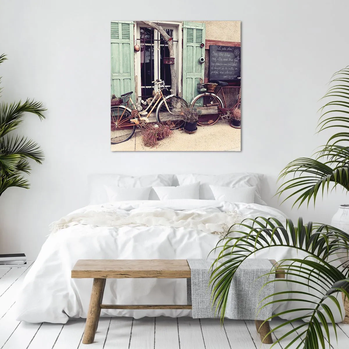 Impression sur toile - Image sur toile - Que la province vive - 50x50 cm