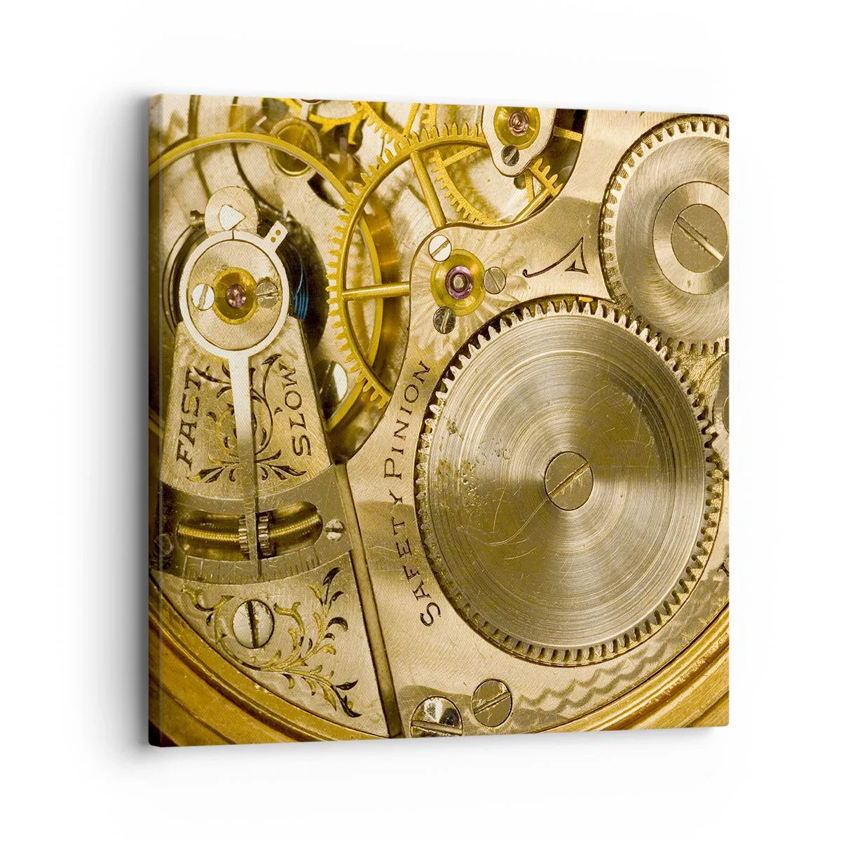 Impression sur toile - Image sur toile - Marcher avec son temps - 30x30 cm