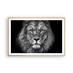 Affiche dans un chêne clair - Poster - En vêtement de sacre - 91x61 cm