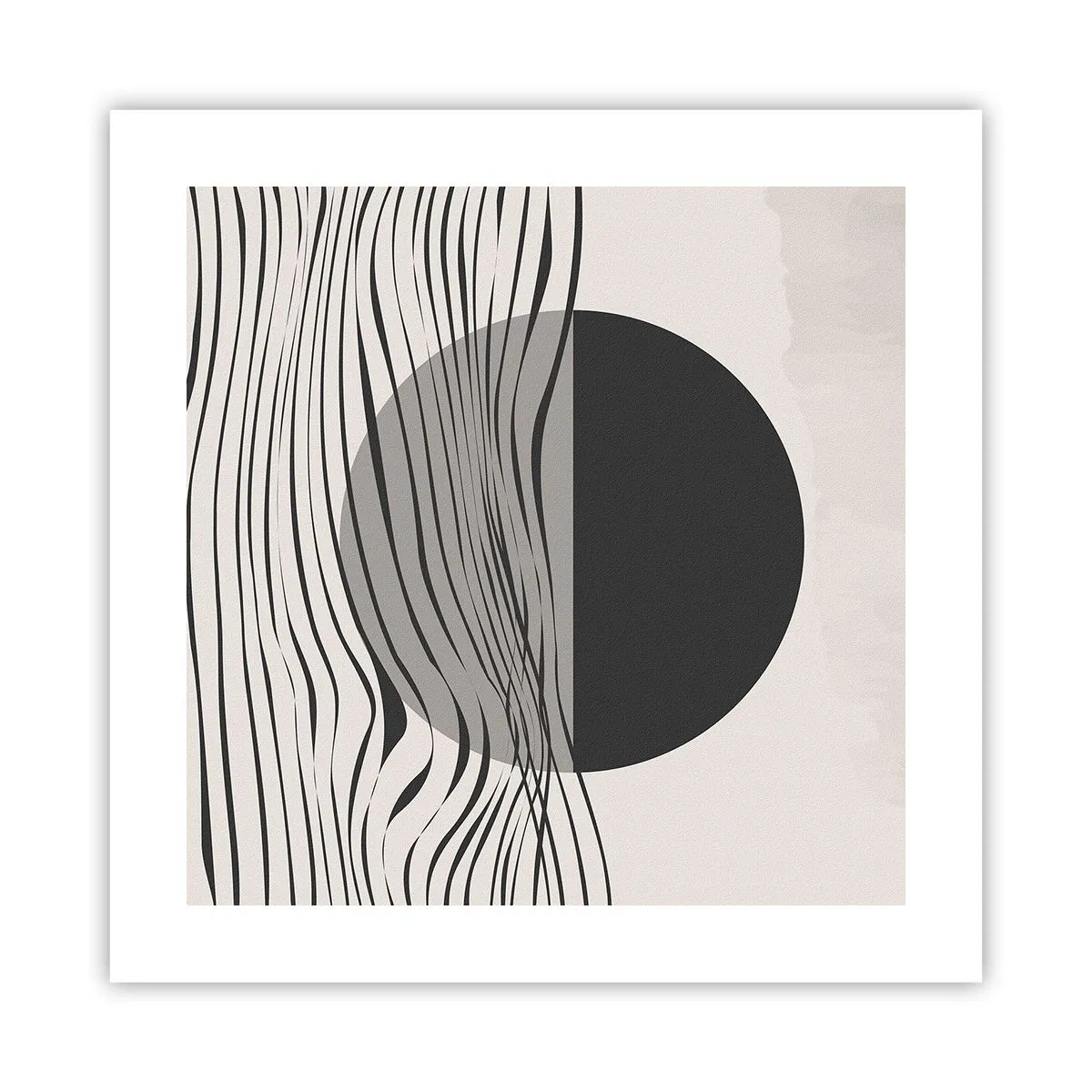 Affiche - Poster - Demi composition - 40x40 cm