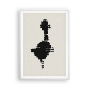 Affiche dans un cadre blanc - Poster - Vibrations de l'imagination - 70x100 cm