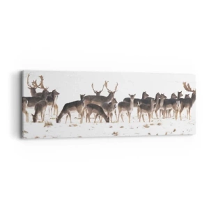 Impression sur toile - Image sur toile - Les fêtes approchent ? - 90x30 cm