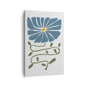 Impression sur toile - Image sur toile - Une branche à une fleur - 80x120 cm