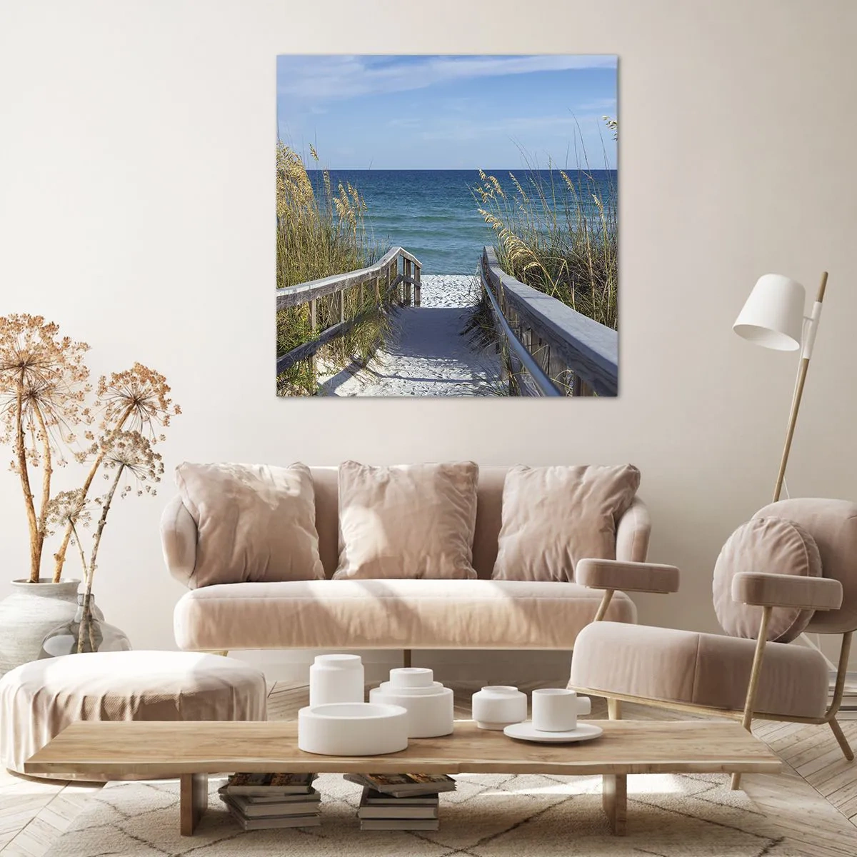 Impression sur toile - Image sur toile - Au soleil, sous le vent - 40x40 cm