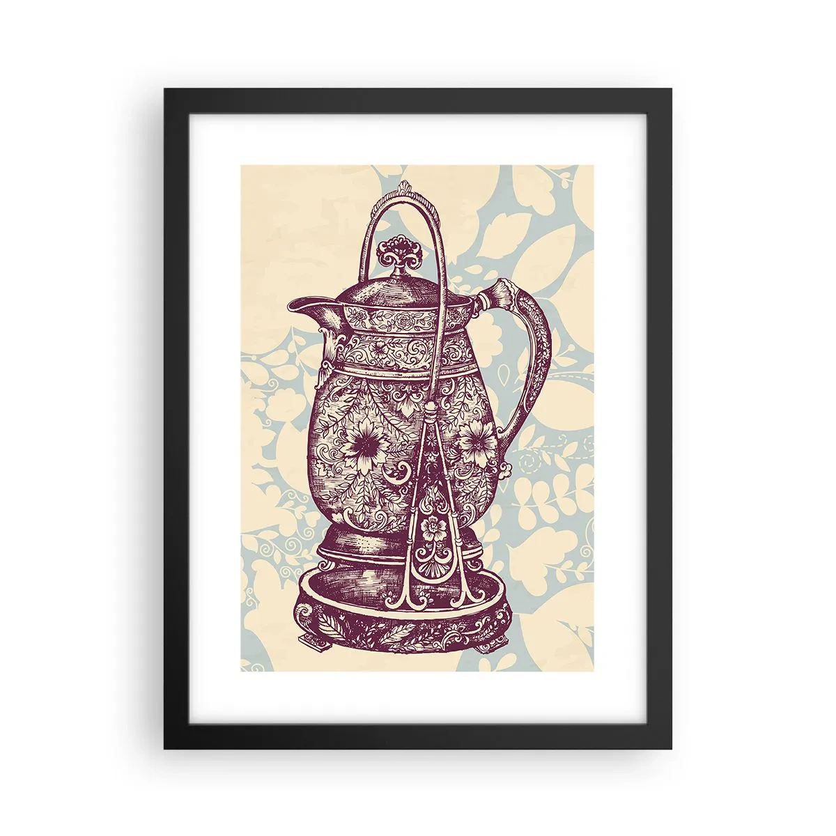 Affiche dans un cadre noir - Poster - La beauté du quotidien - 30x40 cm