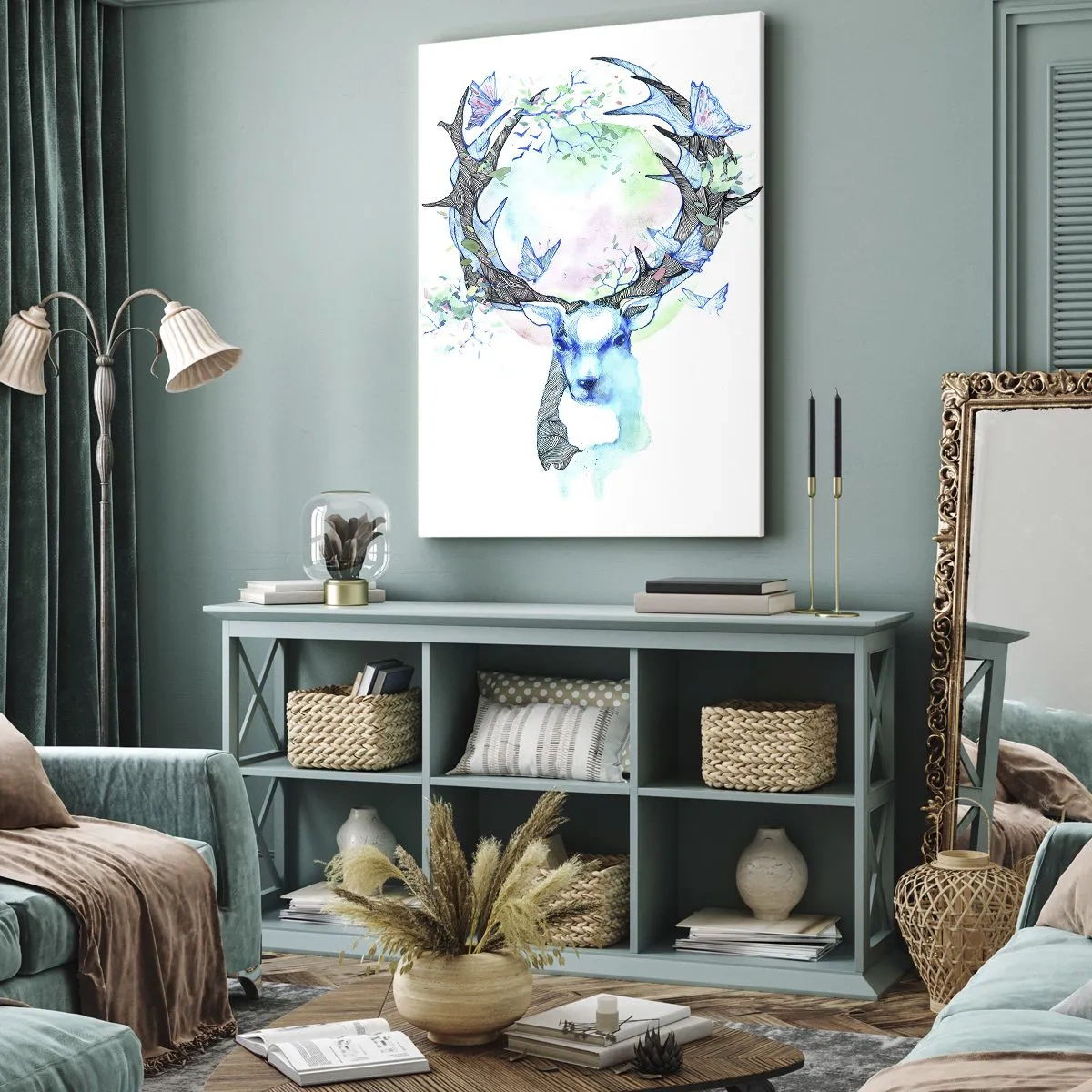 Impression sur toile - Image sur toile - La force et la délicatesse de la nature - 45x80 cm