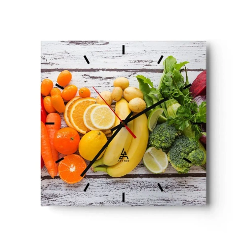 Horloge murale - Pendule murale - Ce n'est pas suffisant? - 40x40 cm