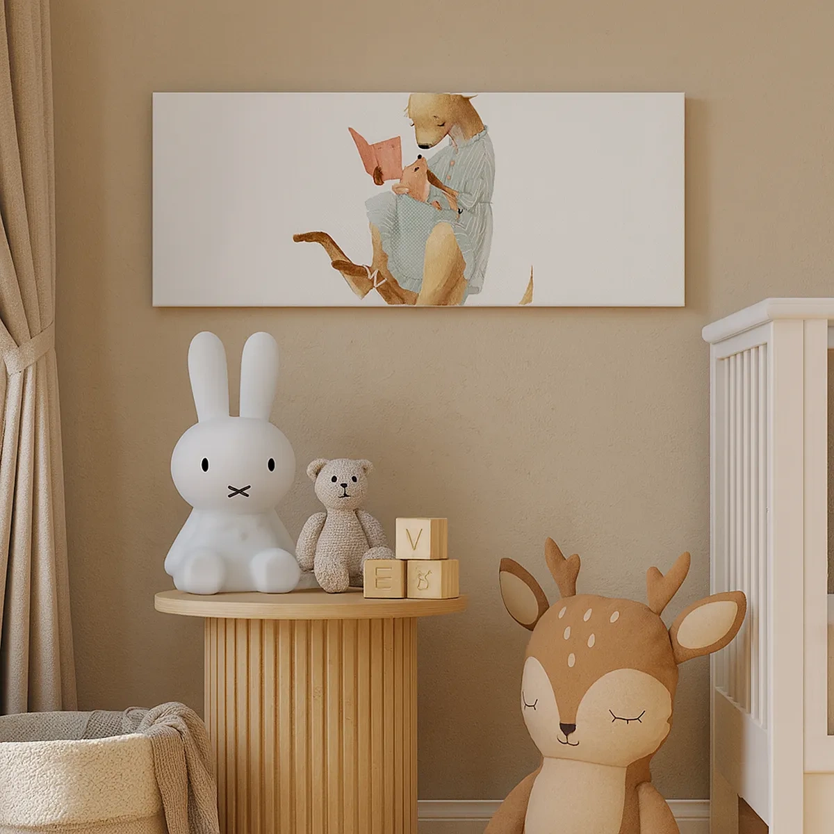 Impression sur toile - Image sur toile - Lis-moi maman - 30x30 cm