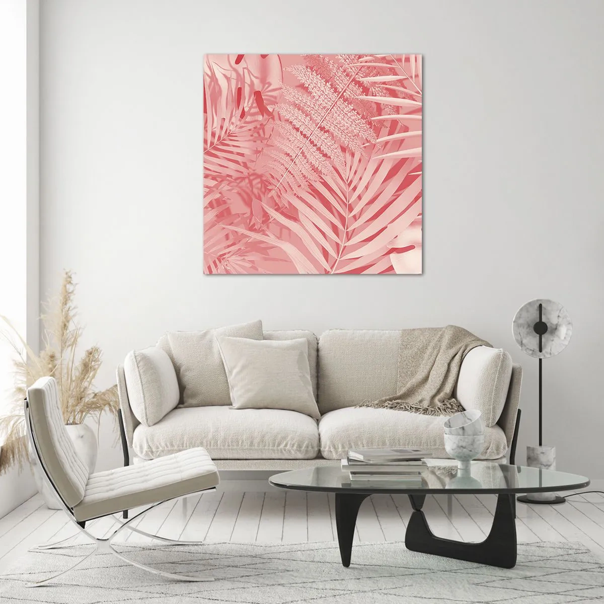 Impression sur verre - Image sur verre - Concept de rose - 70x70 cm
