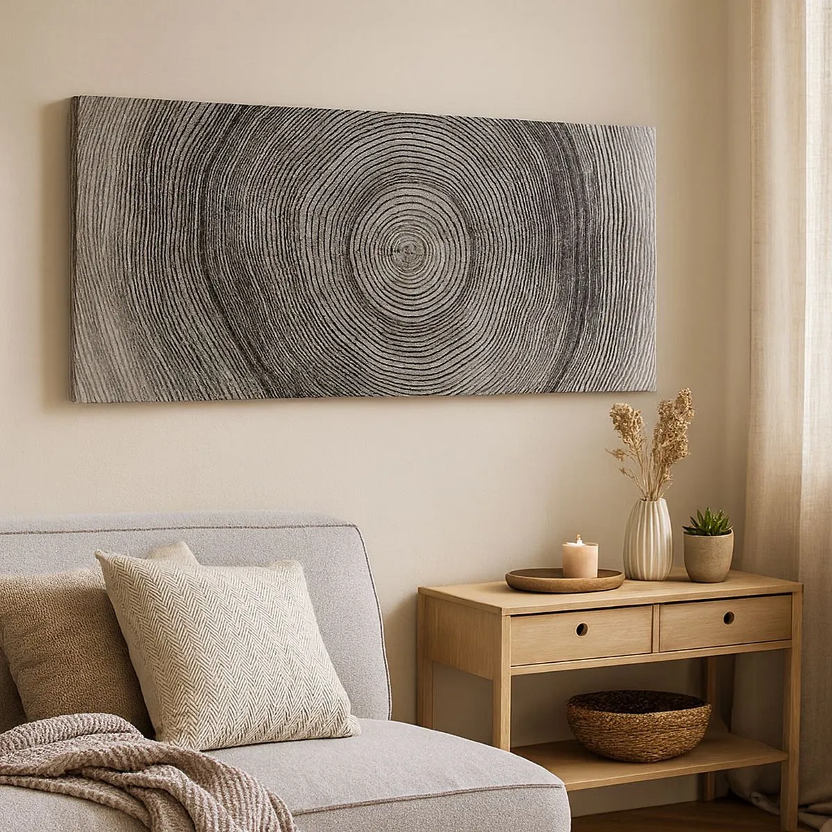 Impression sur toile - Image sur toile - Signe du temps - 100x40 cm