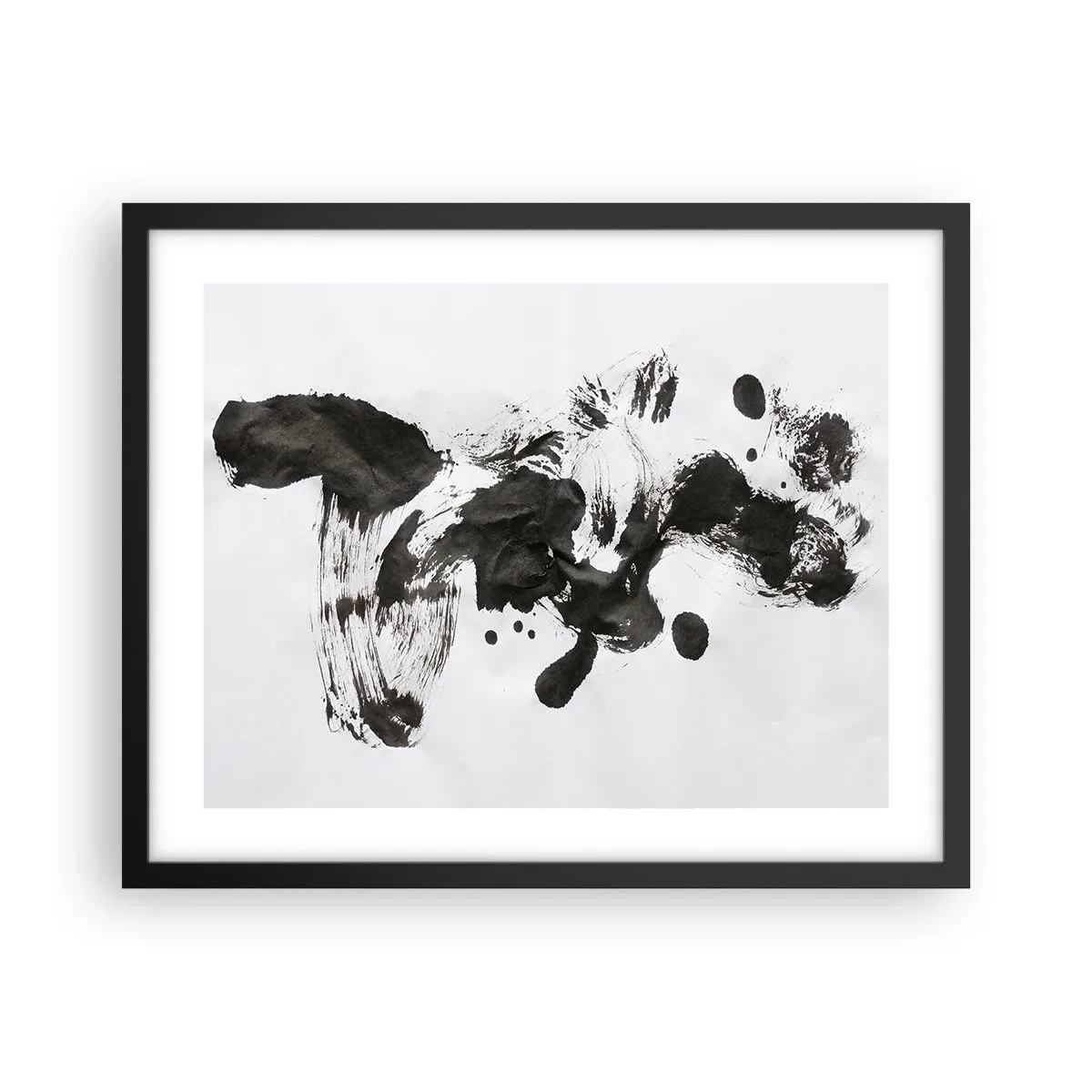 Affiche dans un cadre noir - Poster - De la méthode dans la folie ? - 50x40 cm