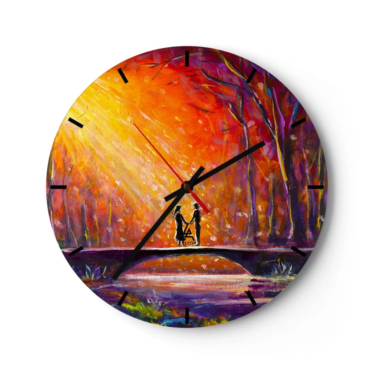 Horloge murale - Pendule murale - Le ciel les aime aussi - 40x40 cm