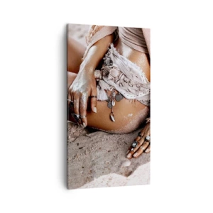 Impression sur toile - Image sur toile - Rejeté par la vague? - 45x80 cm