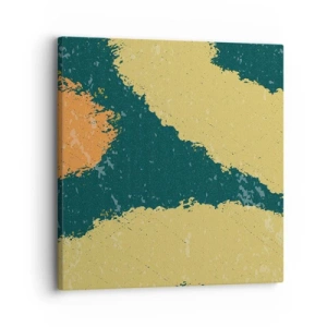 Impression sur toile - Image sur toile - Abstraction – mouvement lent - 30x30 cm