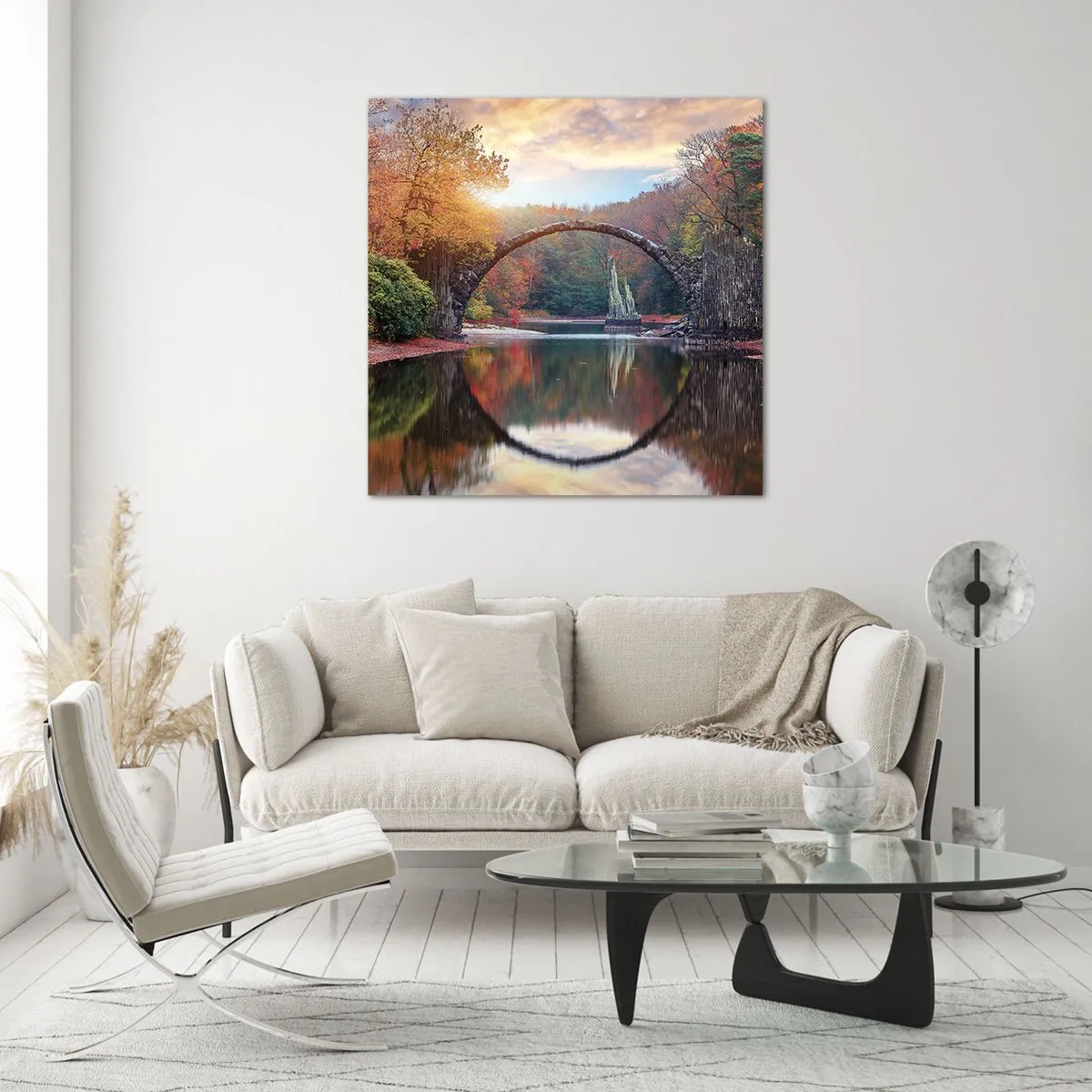 Impression sur verre - Image sur verre - De l'autre cote du miroir - 60x60 cm