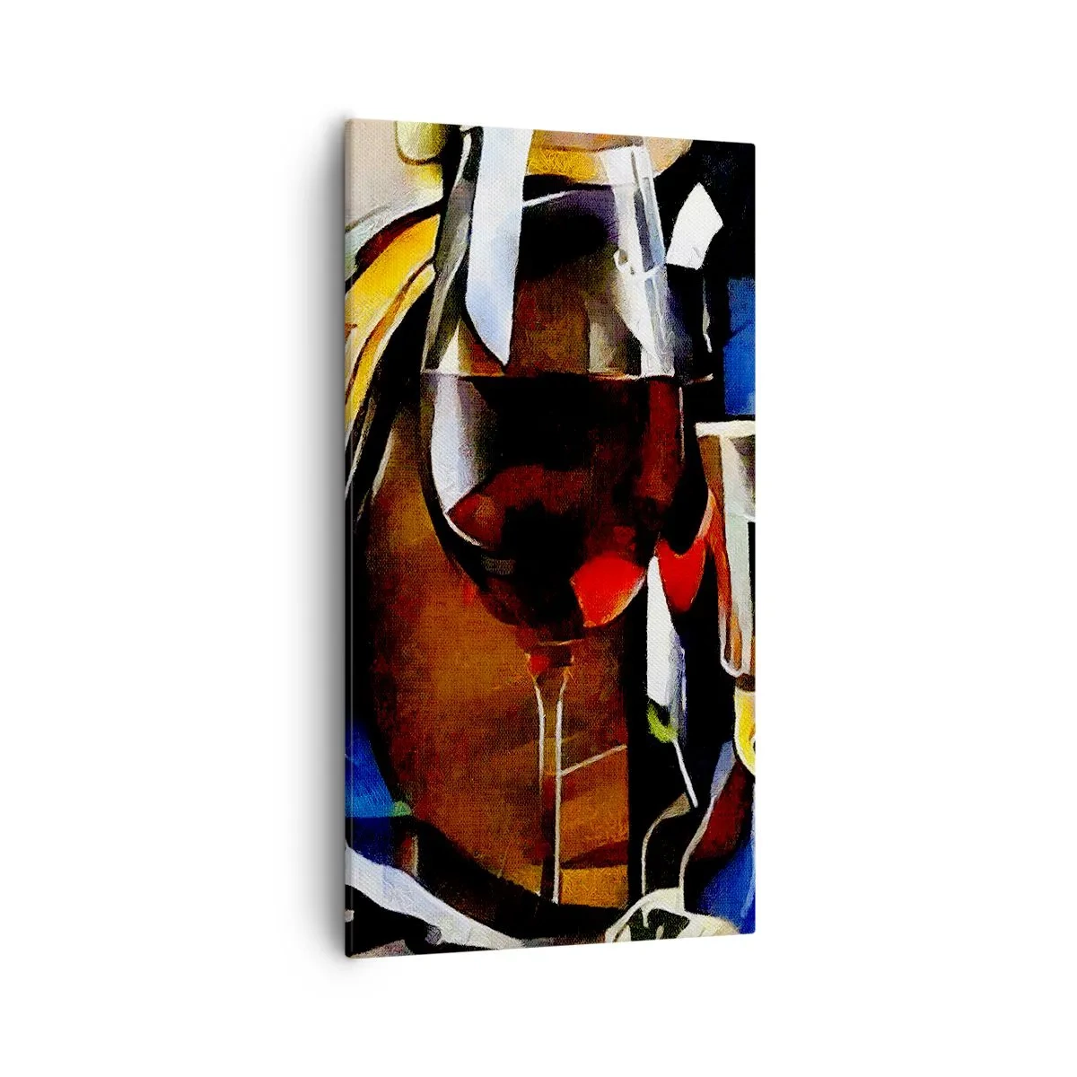 Impression sur toile - Image sur toile - Et le monde prend des couleurs - 55x100 cm