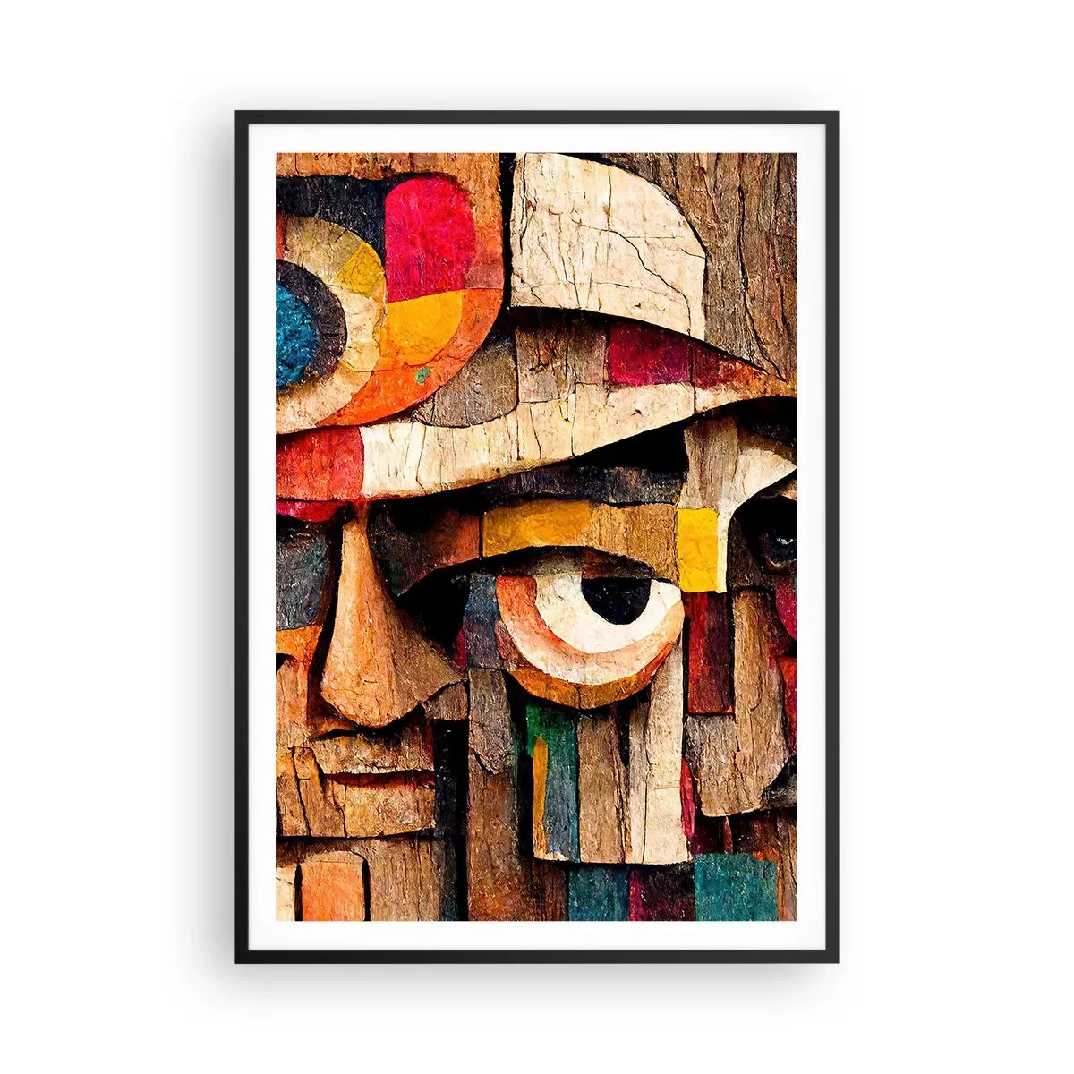 Affiche dans un cadre noir - Poster - Je te vois… - 70x100 cm