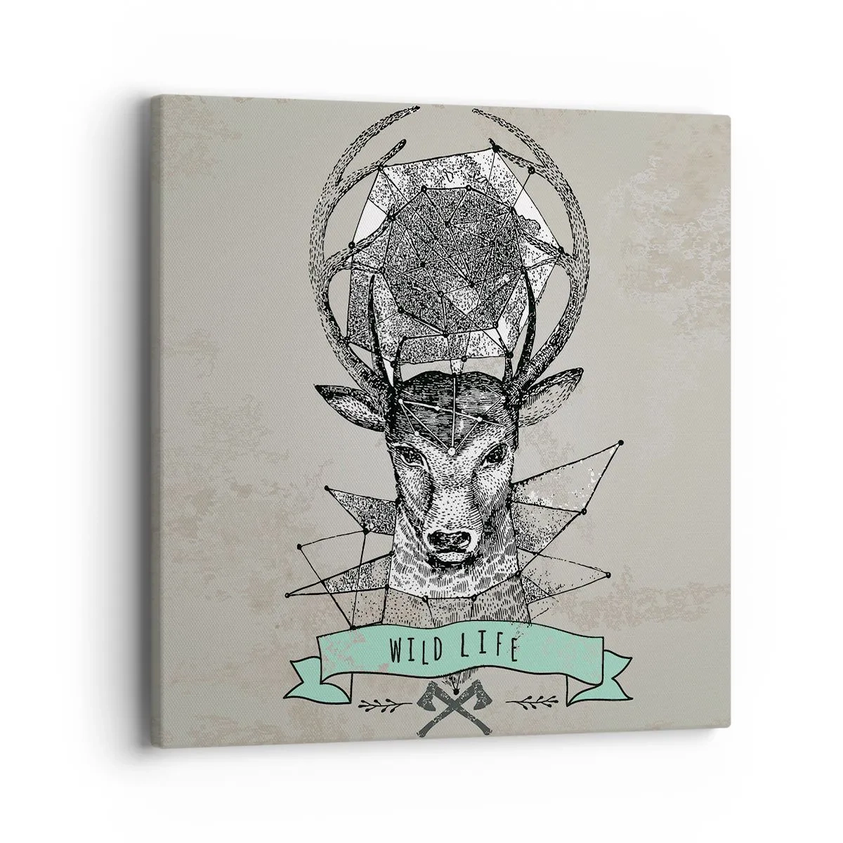 Impression sur toile - Image sur toile - Voir St. Hubertus - 40x40 cm